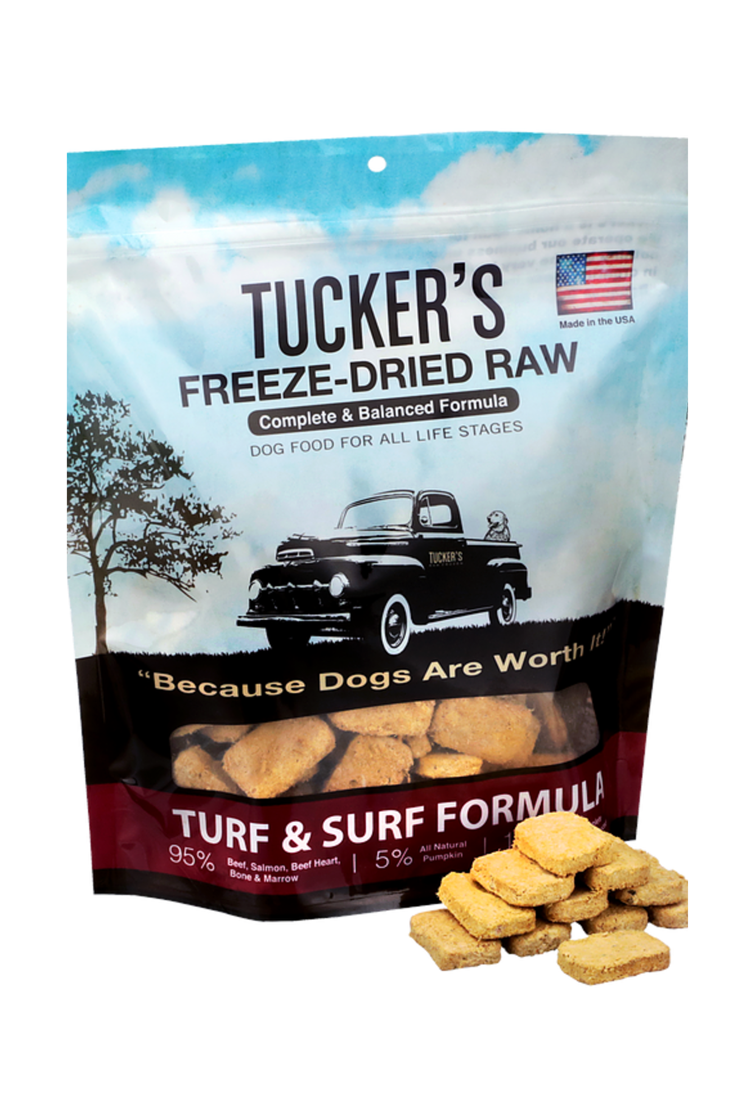 Tuckers Turf-Surf Freeze-Dried Dog Food